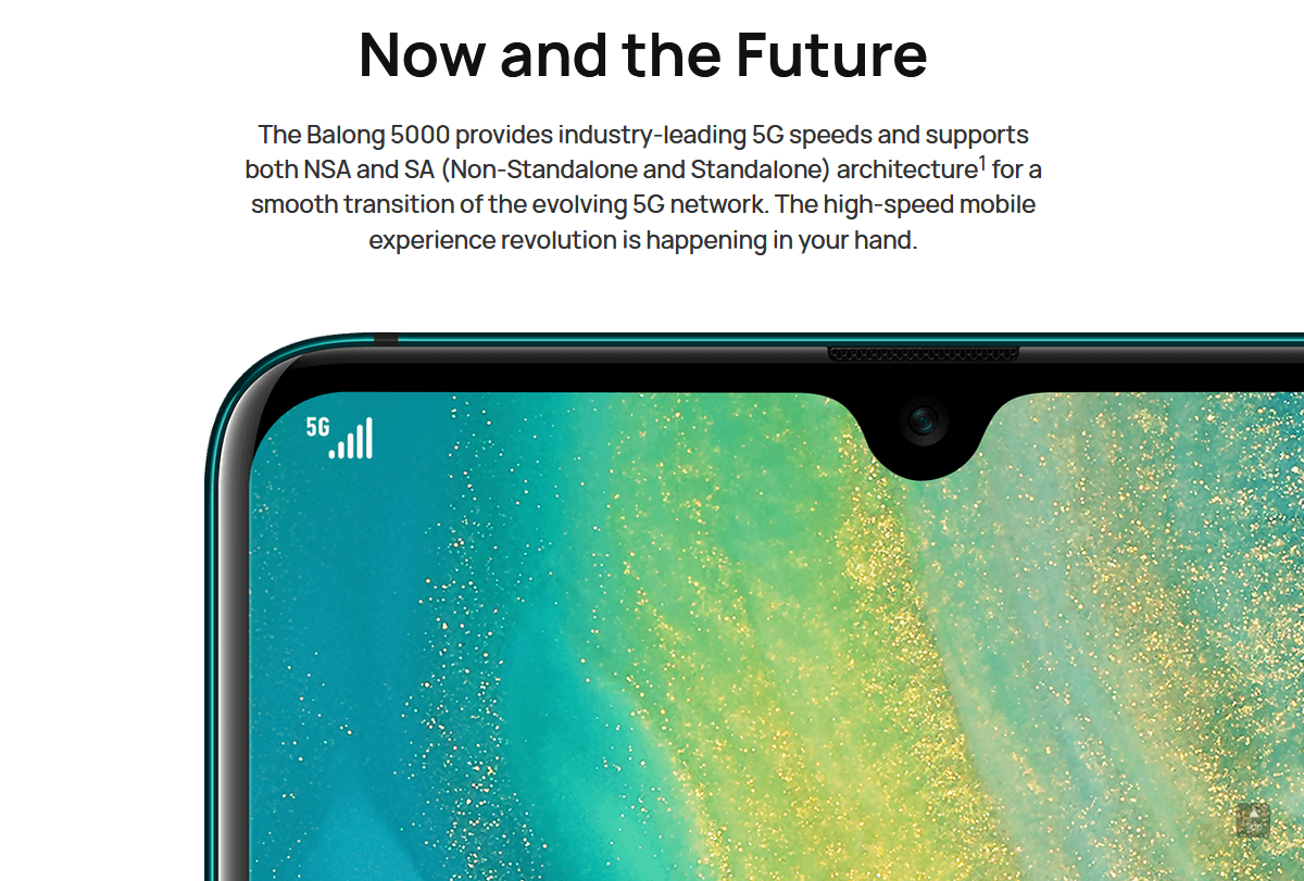 Huawei Mate 20X 5G Versión 40MP Triple Trasero Cámara 7.2 pulgadas 8GB RAM ROM 256GB Kirin 980 Octa Núcleo 5G Smartphone