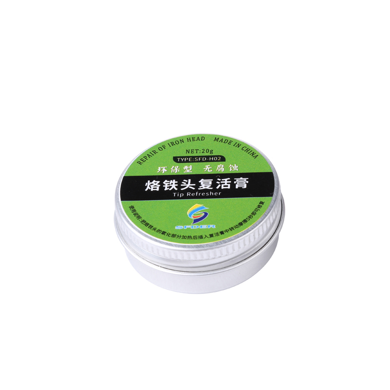 20g Fer À Souder Astuce Cleaner Tinner Refresher Pâte À Oxyde De Fer À Souder pour Fer À Souder Astuce Tête Resurrection Soudure Acessory