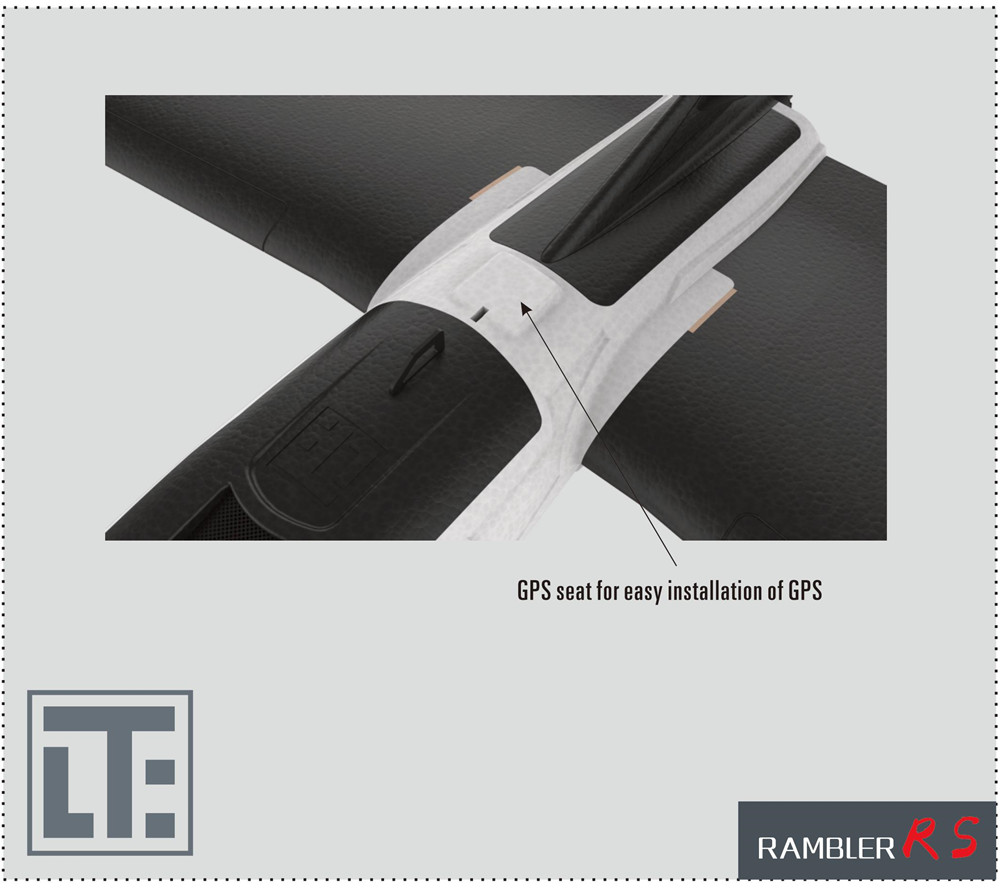 LTE Rambler RS EPP 1000mm Wingspan FPV RC Airplane Fixed Wing PNP