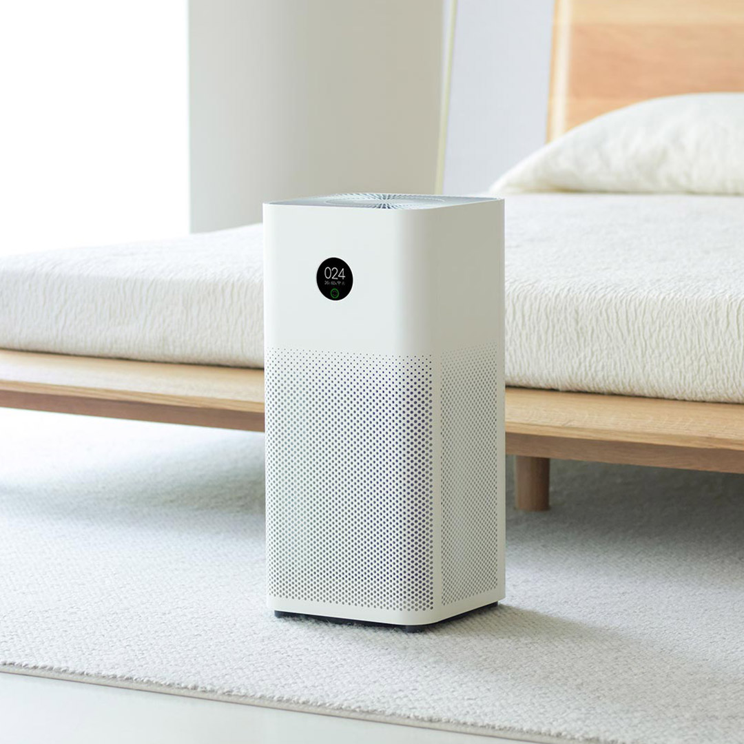 Máy lọc không khí Xiaomi Mijia 3 Màn hình cảm ứng OLED Mi Trang chủ APP Kiểm soát khối lượng không khí cao Loại bỏ hiệu quả PM2.5 Formaldehyd
