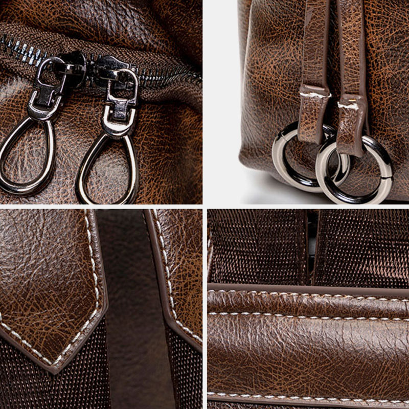 Zaino convertibile solido antifurto donna con cuffia
