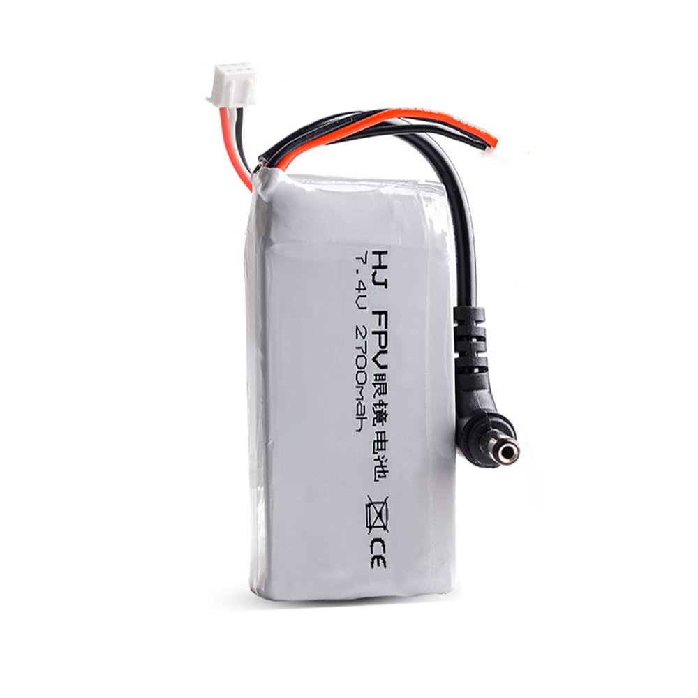 2S 7.4V 2700mAh Lipo Battery,fpv goggles lipo battery,skyzone fpv goggles,fatshark fpv goggles,1500mah lipo battery,fpv goggles battery,battery,racing drone battery