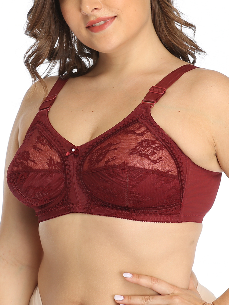 Soutien-gorge sans armatures ultra-mince à laçage intégral
