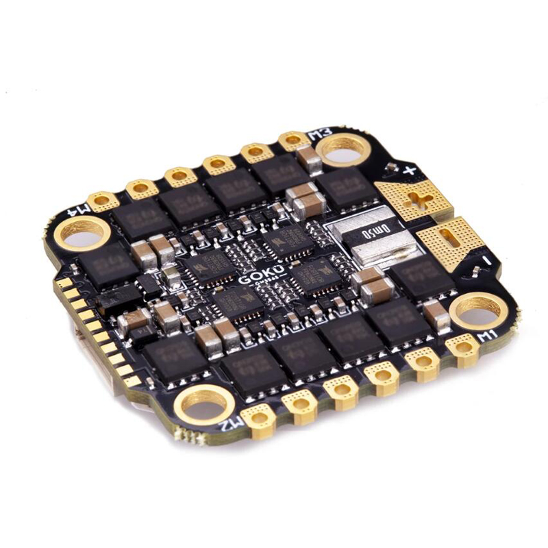 FLYWOO GOKU Stack F722 Flight Controller & 50A Blheli_32 2-6S 4 In 1 Brushless ESC 30.5x30.5mm