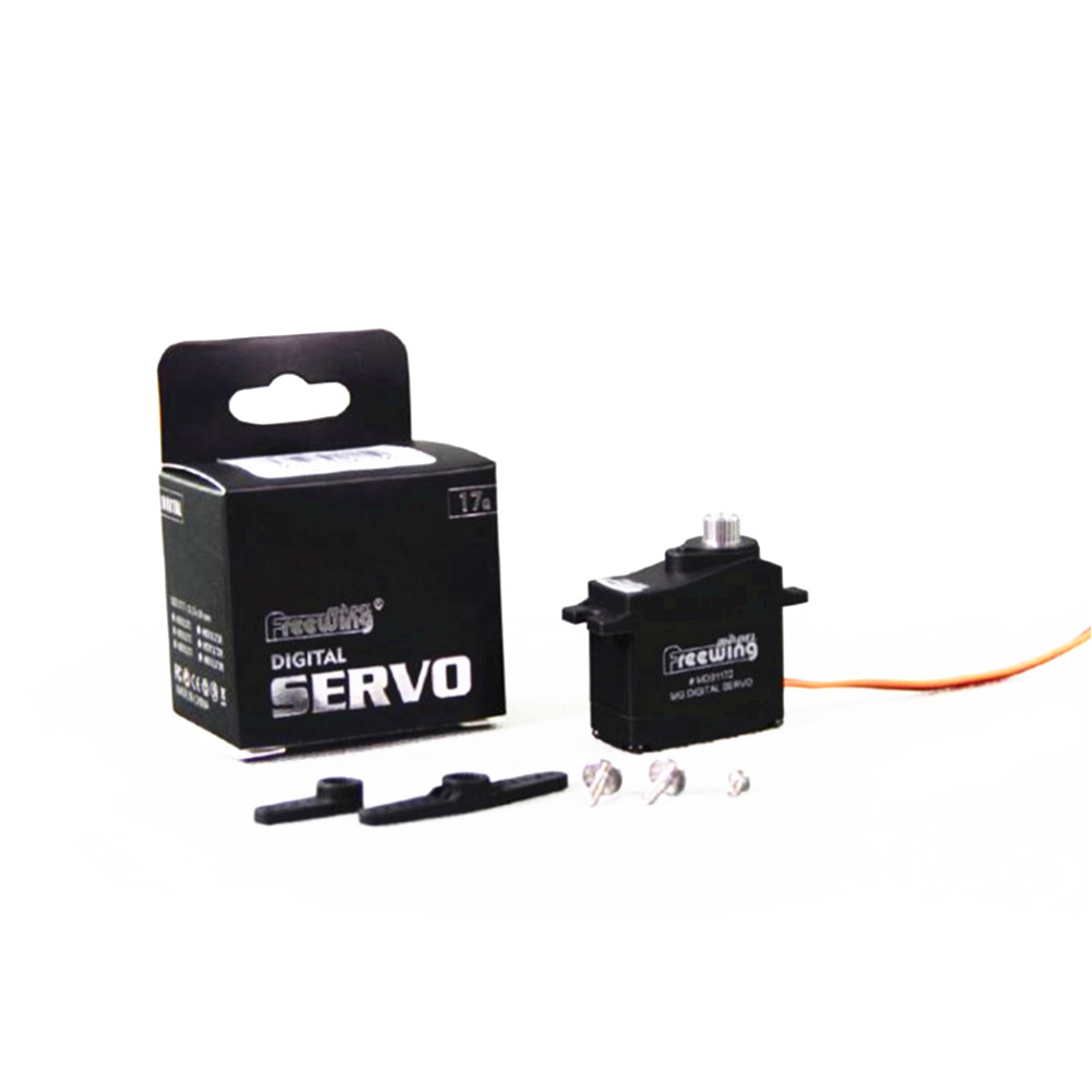 FreeWo 17V Digital Servo Digital Gear Gear pour pièce de rechange à voilure fixe d'avion RC