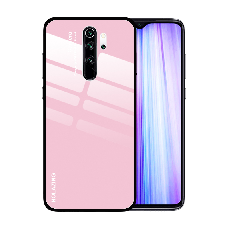 Bakeey Degrade Renk Temperli Cam Koruyucu Kilif Xiaomi Redmi Note 8 Pro Icin Vordeo
