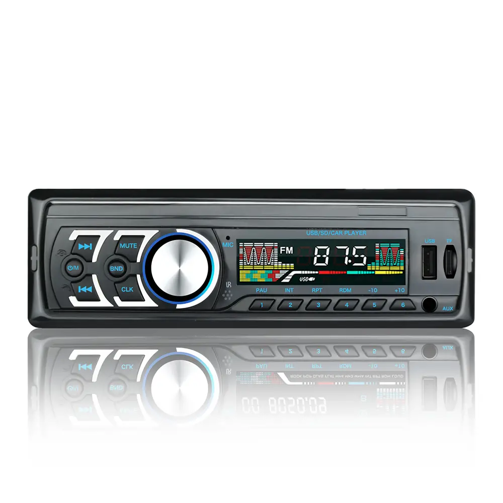 Receptor de rádio estéreo do carro auto mp3 player suporte bluetooth mãos-livres fm com usb sd universal
