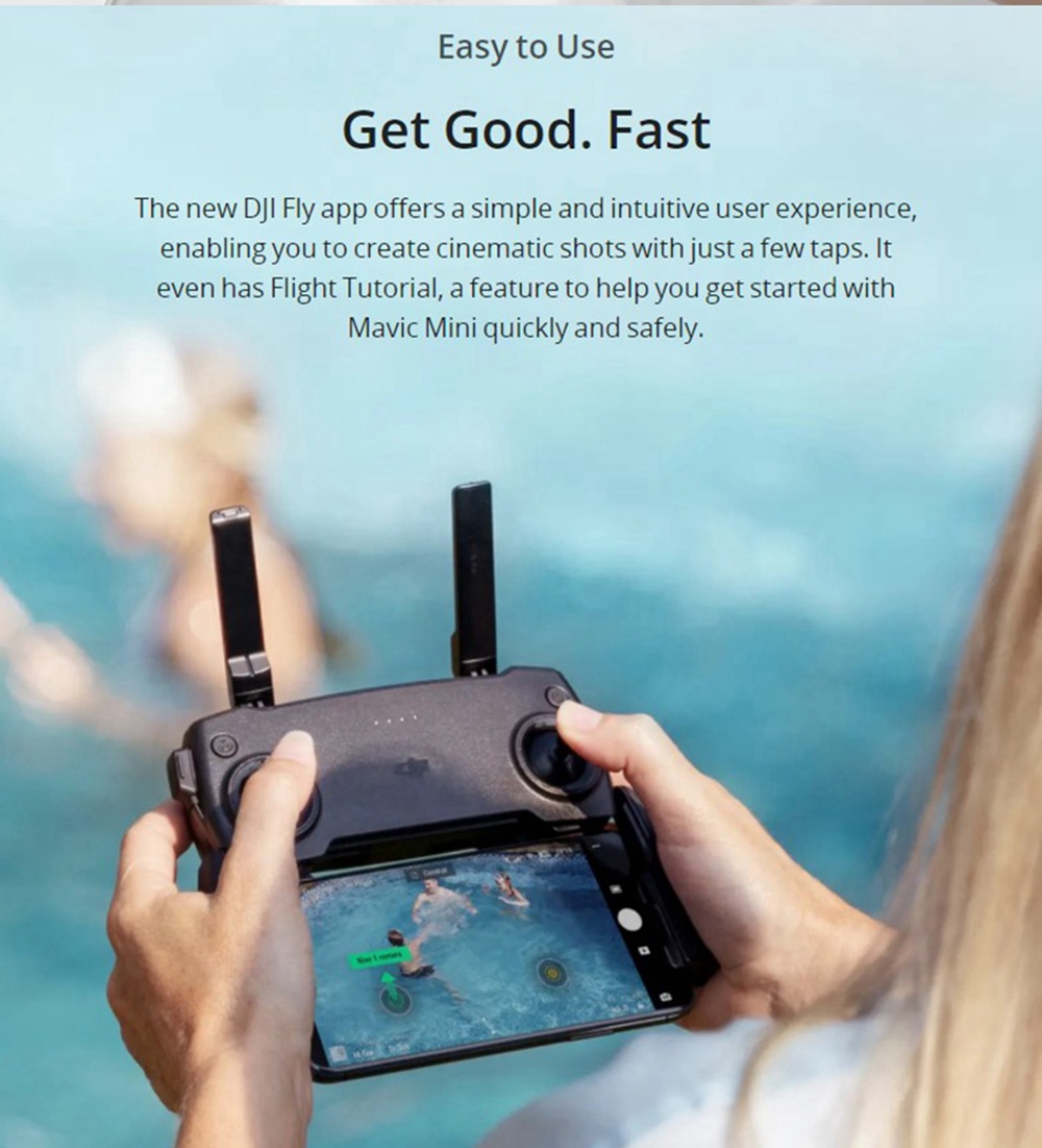 DJI Mavic Mini 4KM FPV with 2.7K Camera 3-Axis Gimbal 30mins Flight Time 249g Ultralight GPS RC Drone Quadcopter RTF