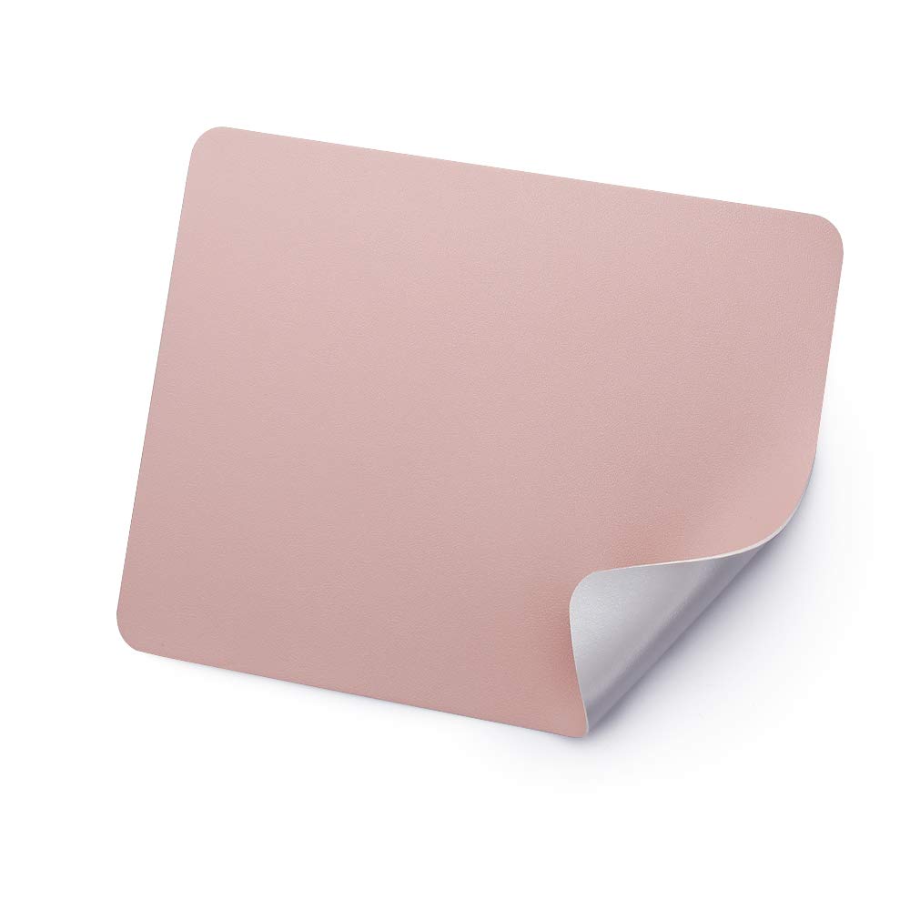 AtailorBird 27 * 21 Tappetino protettivo in pelle PU per scrivania Tappetino per mouse da gioco con scrittura laterale antiscivolo impermeabile per casa ufficio