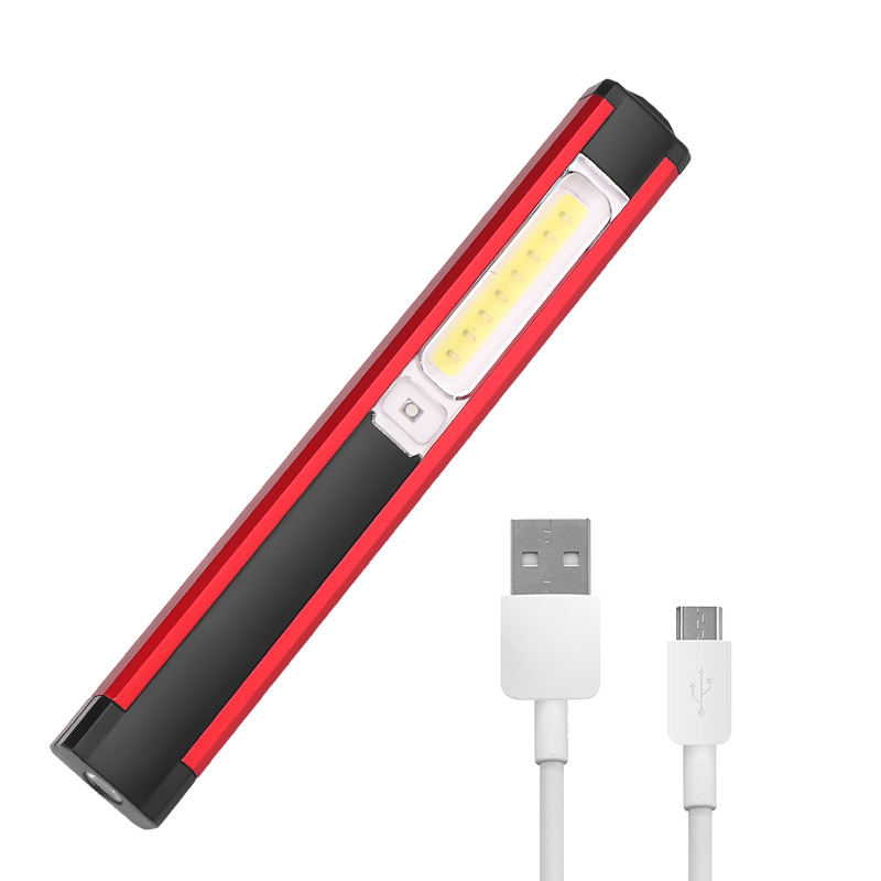 XANES WL03 Lampada da lavoro 1SMD + 16COB + 8LED Luce rossa 4 modalità Luce di emergenza ricaricabile per esterno torcia multifunzione ricaricabile USB campeggio Luce con magnete