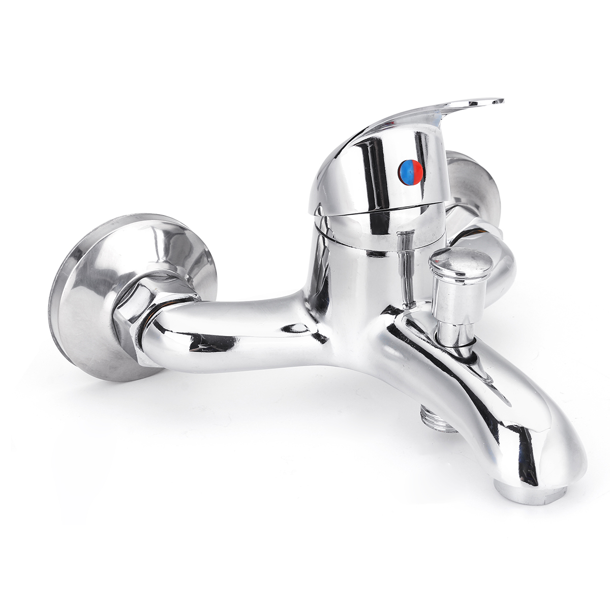Zwarte Badkraan Met Handdouche Aan De Muur Gemonteerde Badkraan Voor Badkamer Al