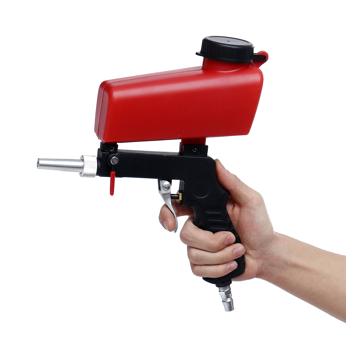 Sable pneumatique portatif 90PSI de soufflage de sable pneumatique de sablage tenu dans la main avec le commutateur