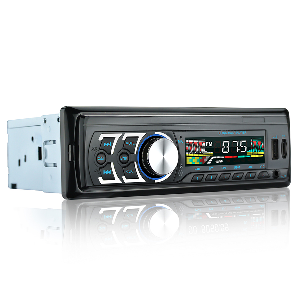 Receptor de rádio estéreo do carro auto mp3 player suporte bluetooth mãos-livres fm com usb sd universal