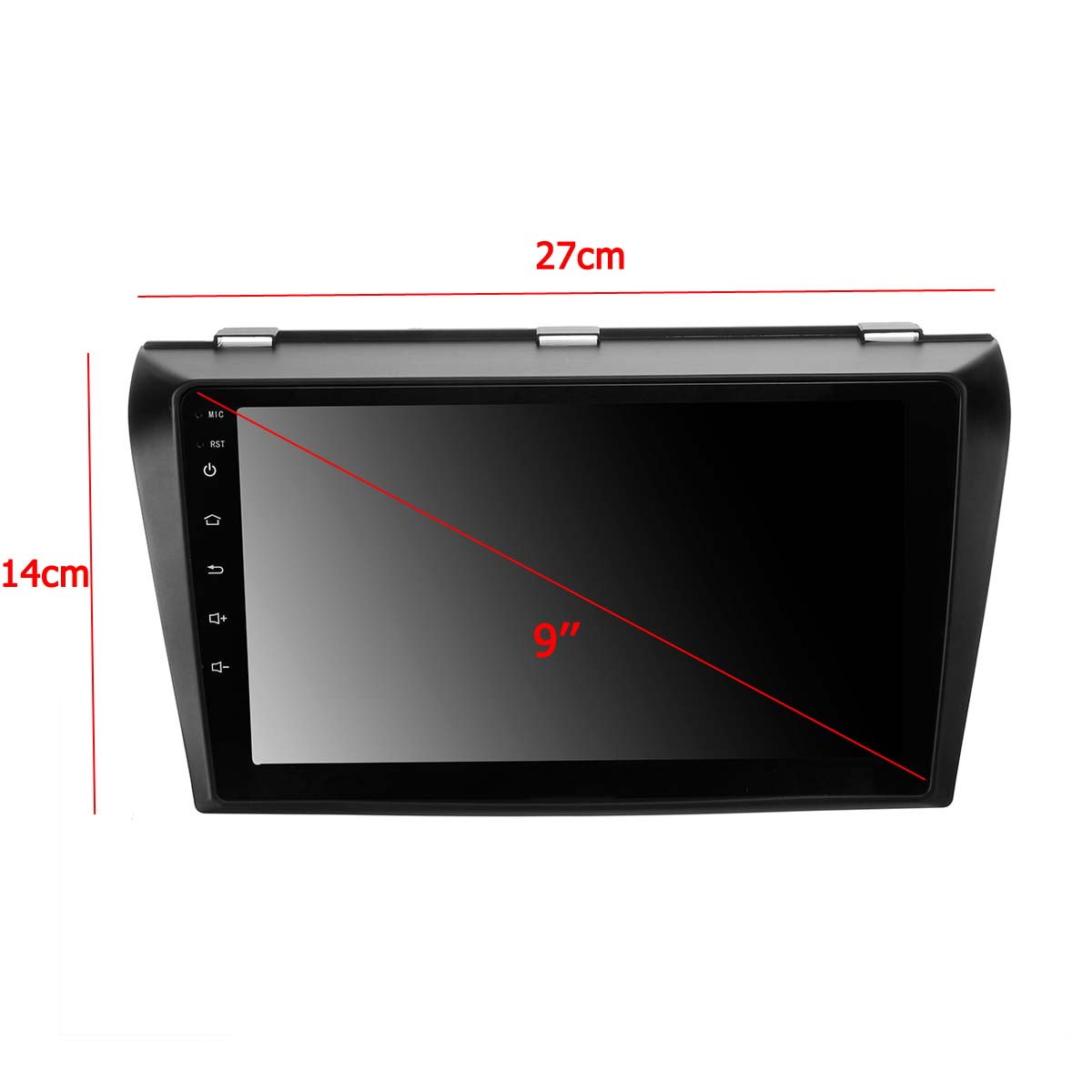 9 بوصة for أندرويد 8.1 Car GPS Navigation ستيريو السيارات وايفاي Quad-core 1 16G bluetooth لمس شاشة FM لمازدا 3 2004-2012