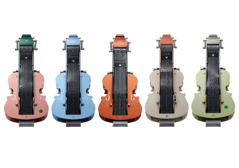 Teching DM31 Violin Music Box DIY Alloy Stainless Steel STEM Science Toy Model Collection