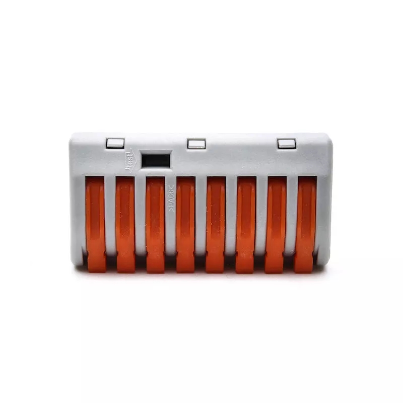 10Pcs PCT-218 8Pin Universal Connectors Terminals Electric Cable Wire Connector Terminal Block Cable Terminals