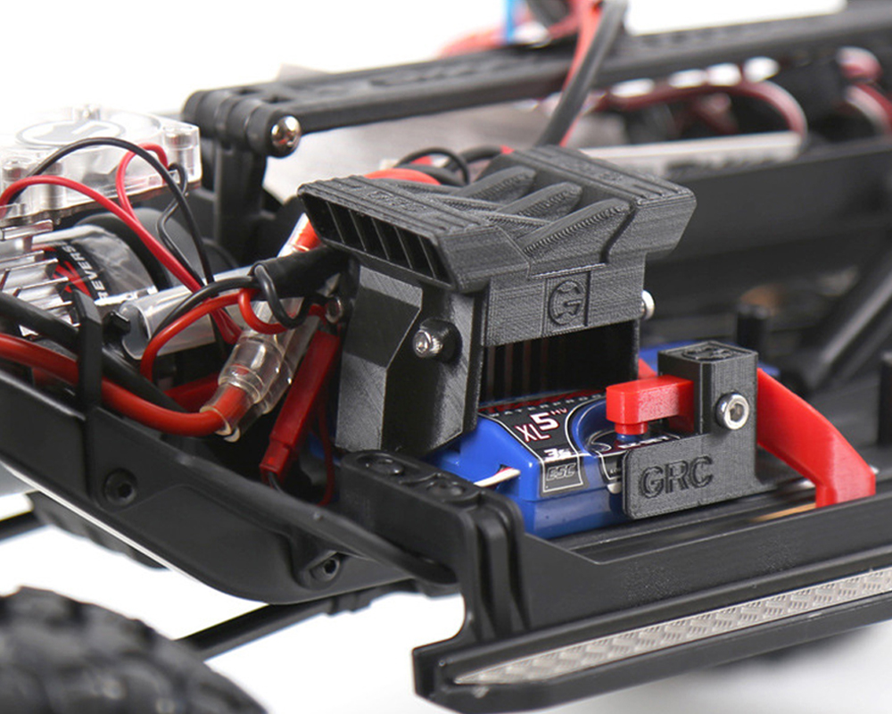 ESC Heat Sink With Cooling Fan For 1/10 TRX4 RC Car Parts