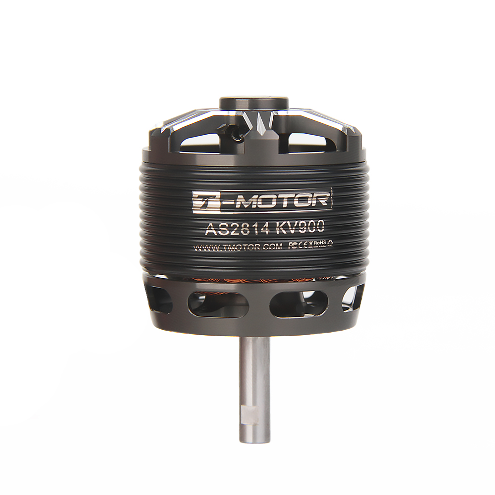 T-MOTOR AS2814 2814 arbre long KV900 900KV / KV1050 1050KV / KV1200 1200KV 3S-4S Moteur sans balais pour avion à drone à voilure fixe RC