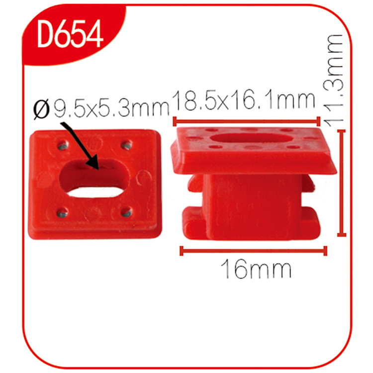 20pcs / set Dashboard Dash Trim Strip Clips Red Insert Grommets Keeper Clip Fit para BMW E46 E65 / E66 E83N Hebillas de fijación del panel interior