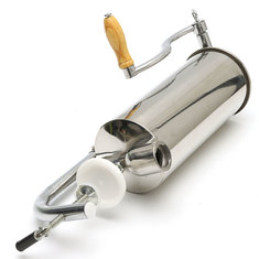 4L 304 Salchichas de acero inoxidable Stuffer Maker Máquina de relleno de carne Velocidad vertical 