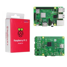 Raspberry Pi 3 Model B+ (Plus) Mother Board Mainboard With BCM2837B0 Cortex-A53 (ARMv8) 1.4GHz CPU Dual-Band Wireless LAN w/ 1GB RAM