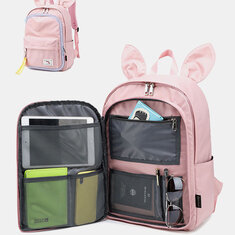 Women Multifunctional Rabbit Large Capacity Backpack
