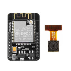 Carte de développement de module de caméra Bluetooth Geekcreit® ESP32-CAM WiFi + Bluetooth ESP32 avec module de caméra OV2640 