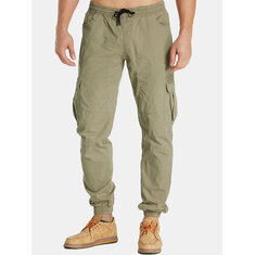 Men's Jogger Twill Tapered Chino Active Cargo Casual Pants T