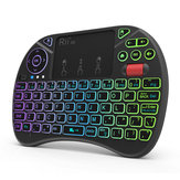 RII X8 + Corful Backlit 2.4G Air Mouse Mini teclado sem fio Touchpad para Android TV Caixa Laptop