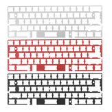 Alüminyum Levha Kap Mekanik Klavye RS60 GH60 PCB için Evrensel Çerçeve