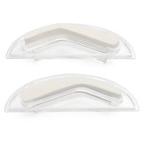 1 Para Wodoodporna pieczęć brwi 3 Style Model Eye Brow Powder Paleta Delicated Makeup Tool 