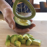 Avocado-slicer&nbsp;Cuber-tool&nbsp;Fruit&nbsp;Snijgereedschap&nbsp;Melon&nbsp;Cutter Dobbelsteen & Cube Avocado's met gemak Kitchen Gadgets Groentesnijder
