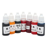 7 Renk El Yapımı Sabun Boya Pigmentler Sıvı DIY Sanat El Sanatları