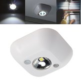 Mini Sans fils Mouvement PIR Capteur de Lumière de Nuit Alimentation par Batterie Lampe de Cabinet