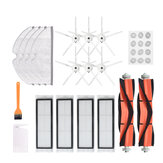 Original
30 piezas de repuesto para XIAOMI Roborock S6 S5 E35 E2 Accesorios para piezas de aspiradora 6 * Cepillos laterales de 5 brazos 12 * Núcleo de agua 4 * Filtros 4 * Trapos 2 * Rollo Cepillo 1 * Amarillo Cepillo 1 * Peine blanco