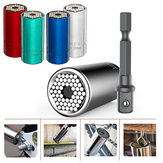 Original
7-19mm Torque de manga universal Llave Juego de cabeza Enchufe Potencia Taladro Agarre de llave de buje de trinquete