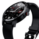 Microwear L9 Full Round Touch Screen Stainless Steel Bezel ECG Heart Rate O2 IP68 Facebook Display Business Smart Watch 