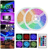 DC12V Étanche 2M 3M 5M 10M SMD2835 RGB LED Bande Lumière + 24 Clés Télécommande Maison Extérieure KTV Hôtel