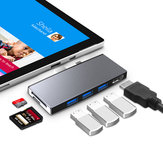 Original
Rocketek SUR759 Surface Pro Hub USB 3.0 Hub Card Reader 4K Adaptador HDMI para tarjeta TF / SD / Micro SD / SDHC / SDXC Surface Pro 4/5/6