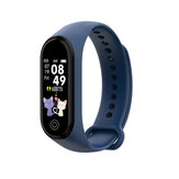 Original
KALOAD M4 Plus Pantalla a color de 0.96in IP67 Impermeable Calorías de reloj inteligente Corazón Tasa Monitor Pulsera de información Aptitud Rastreador deportivo