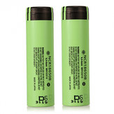 2pcs NCR18650B 3400mAH 3.7 V Batterie Li-ion Rechargeable sans Protégée