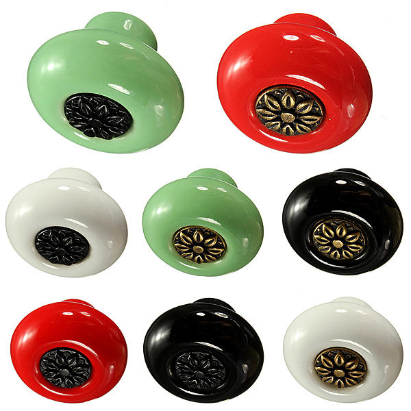 Ceramic Door Cabinet Cupboard Drawers Knob Pull Handle Us 2 13