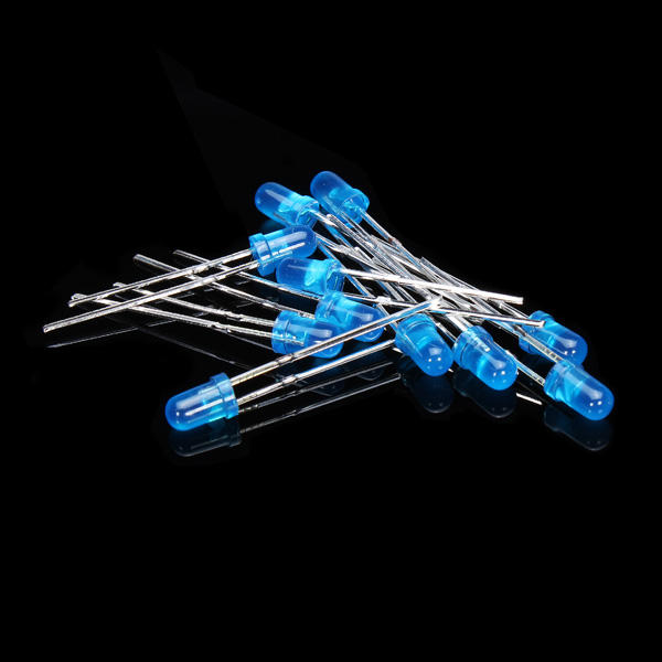ILS 500pcs 3MM LED diode Kit jambe courte couleur mixte rouge vert jaune bleu blanc