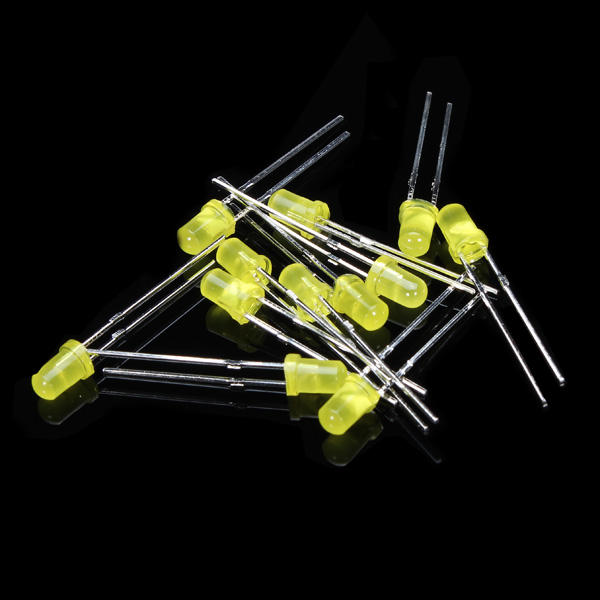 ILS 500pcs 3MM LED diode Kit jambe courte couleur mixte rouge vert jaune bleu blanc