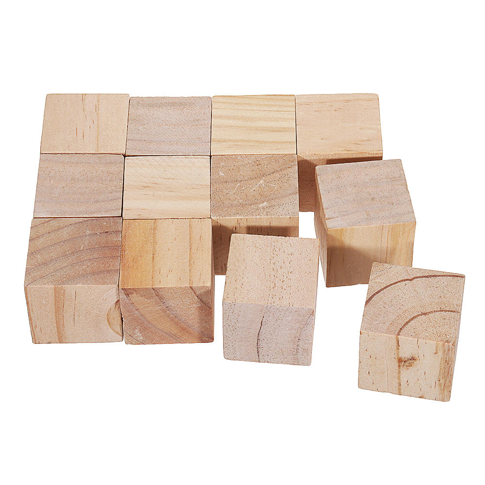 3 Cm 4 Cm Kiefernholz Platz Block Natürliche Soild Holz Cube