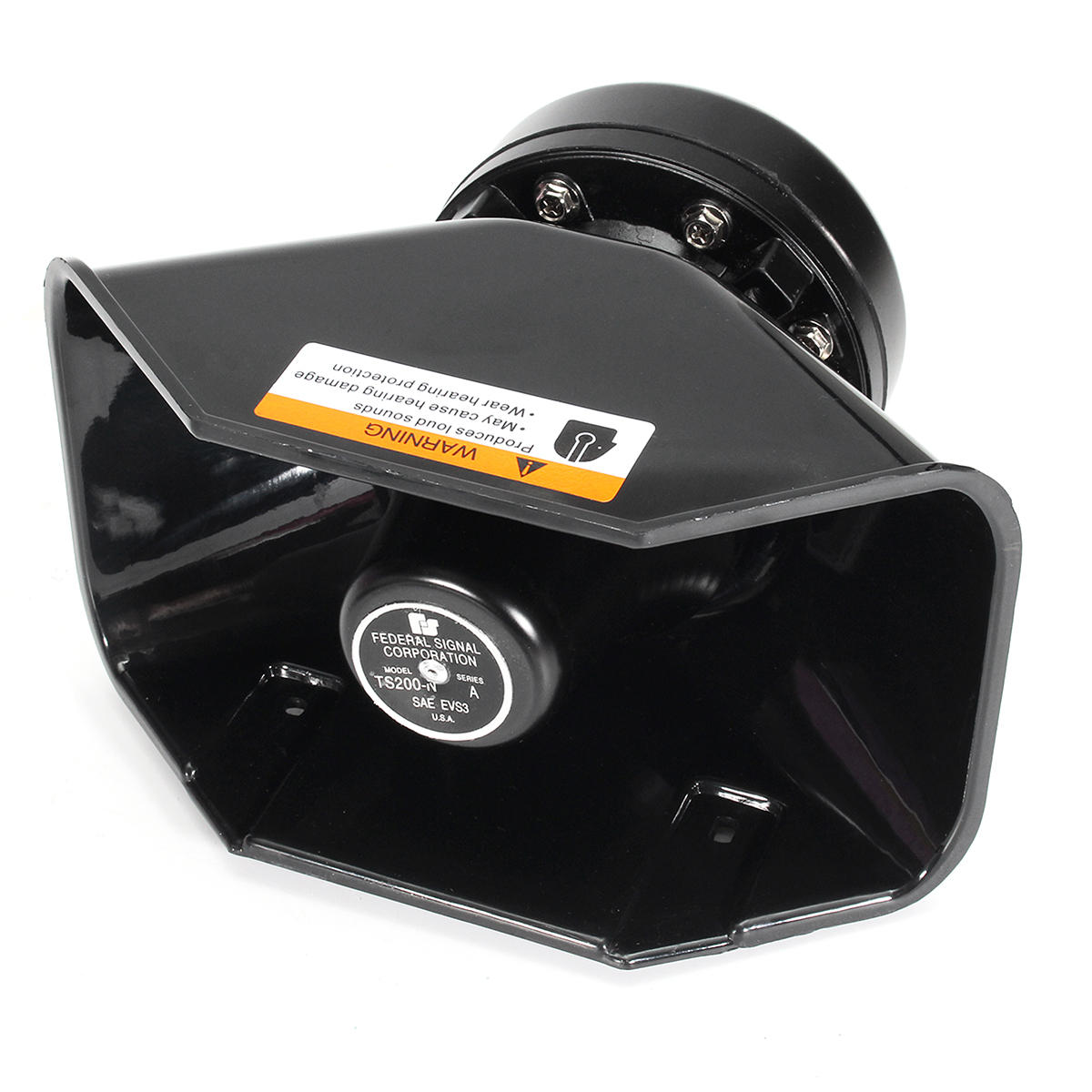 12 V 7 Sonidos Del Coche Altavoz Loud Advertencia Electr/ónica Sirena Motocicleta Advertencia de Seguridad Meg/áfono Polic/ía Cuerno de Incendio de Alarma