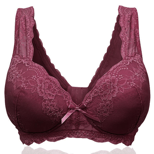 Plus Size Seduced Wireless Lace Bra Verzamelen Soft Dunne vest-bh