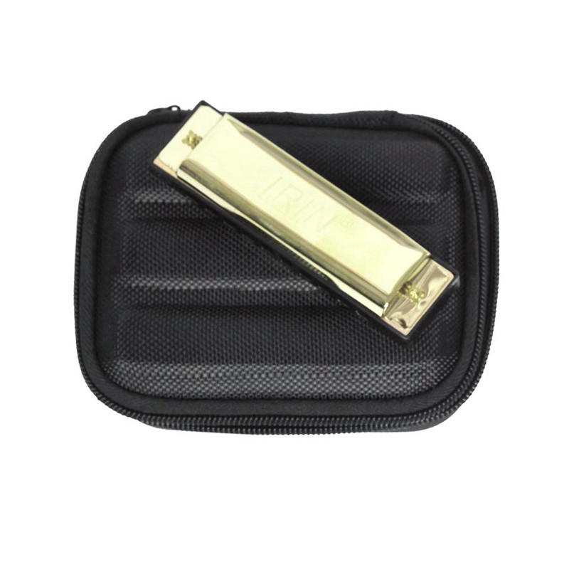 IRIN10 Holes Harmonica Protective Case Tremolo Harmonica Musical Instrument Part