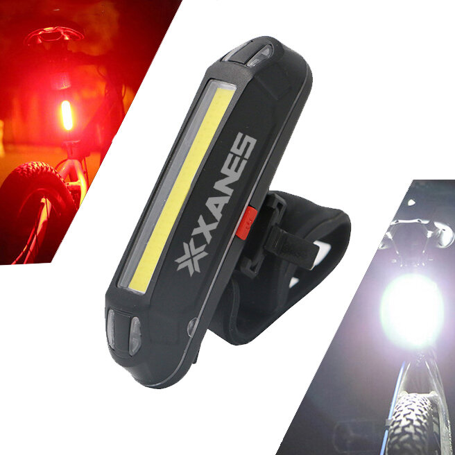 Xanes 2 In 1 500lm Bicycle Usb Rechargeable Led Bike Front Light Xanes 2 In 1 500lm Bicycle Usb Rechargeable Led Bike Front Light Taillight Ultralight Warning Night