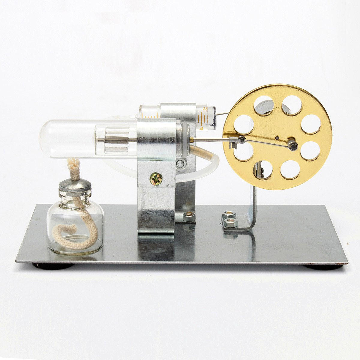 DIY Hot Air Stirling Engine Motor Model Educational Toy Electricity generator